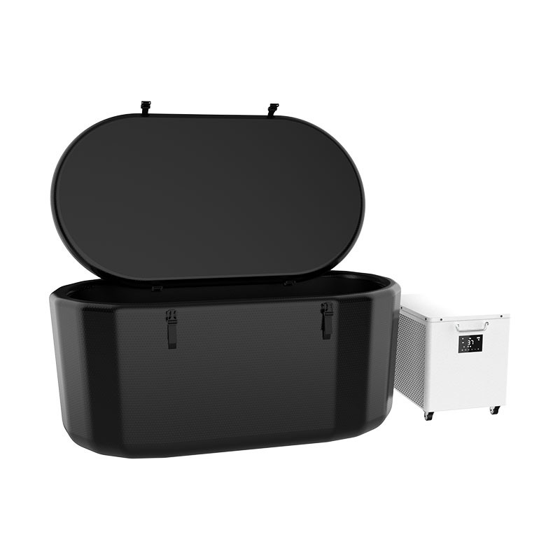 Aufblasbarer Kalttauchpool, der mit Wasserkühler kompatibel ist Aufblasbarer Kalttauchpool, der mit Wasserkühler kompatibel ist