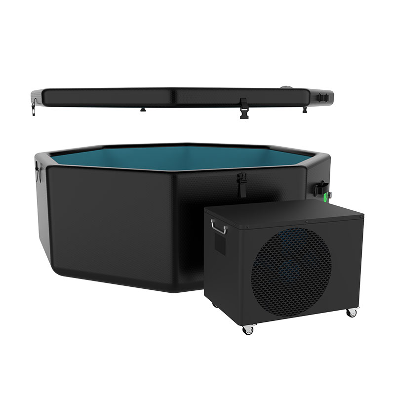 Octagon Ice Pod PVC aufgeblasenes tragbar für den Außenbereich