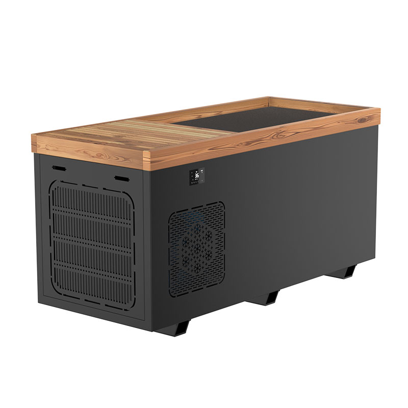 Kalte Tauchwanne aus Edelstahl Kalte Tauchwanne aus Edelstahl