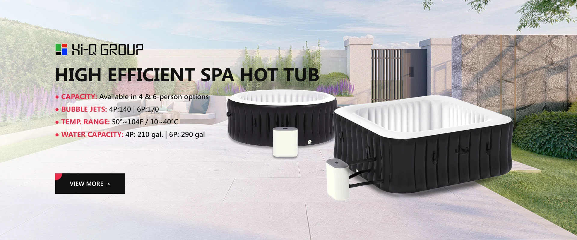 Hocheffizienter Spa -Whirlpool