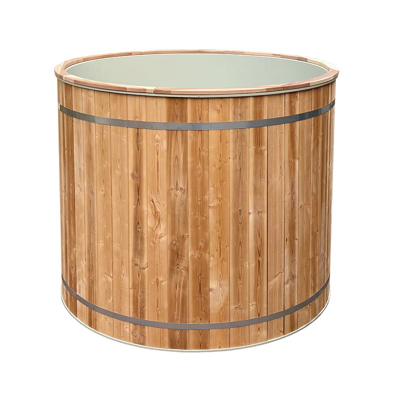 Kaltbadewanne in Tieftauchgröße mit Auskleidung aus Edelstahl 304